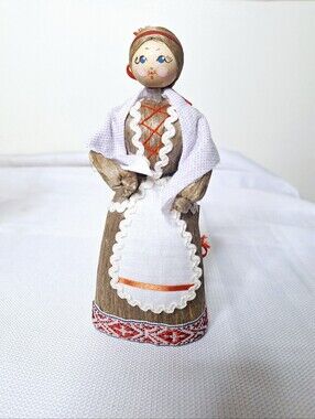 Handmade Flax Doll" Hospitality" Belarusian Flax Doll.